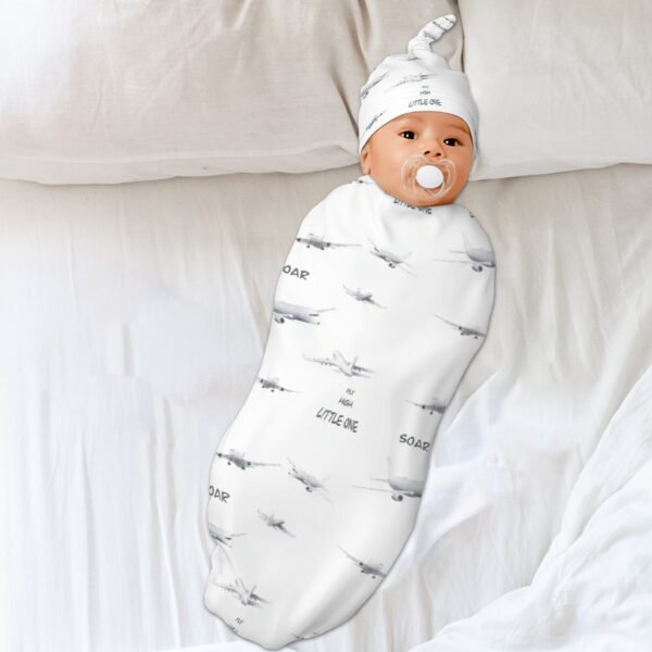Fly High Baby Swaddle Blanket - Image 3