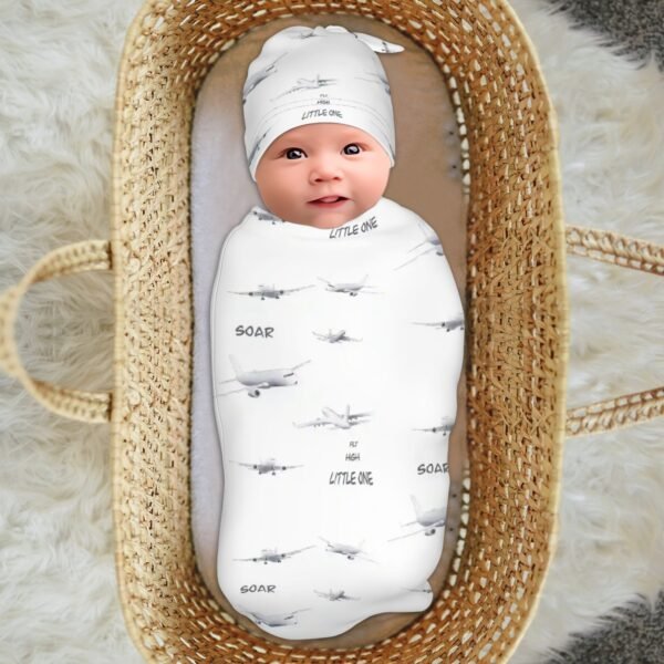 Fly High Baby Swaddle Blanket - Image 4