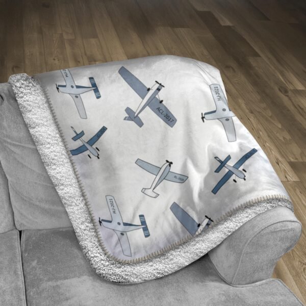 Fly High Fleece Sherpa Blankets - Image 9
