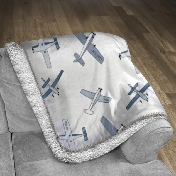 Fly High Fleece Sherpa Blankets - Image 4