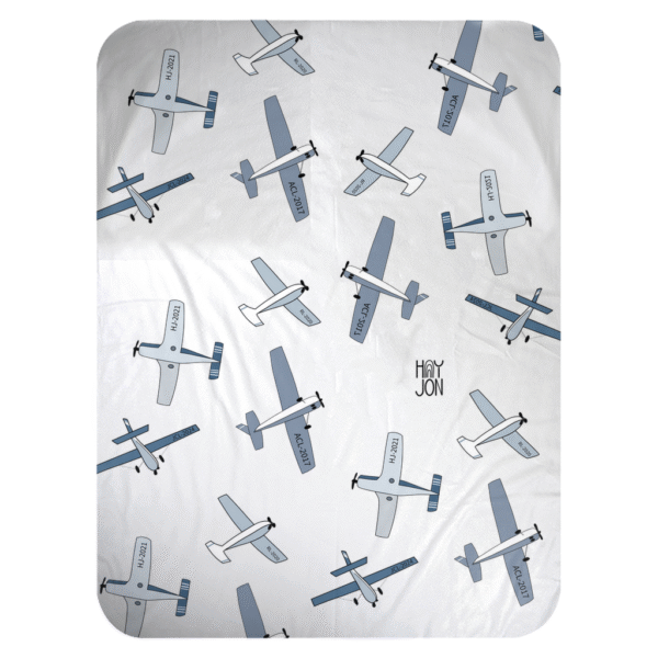 Fly High Fleece Sherpa Blankets - Image 5