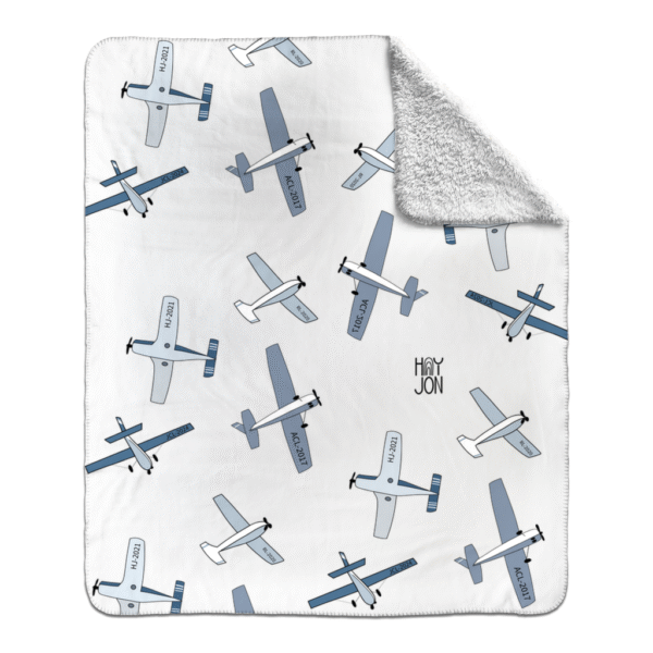 Fly High Fleece Sherpa Blankets - Image 8