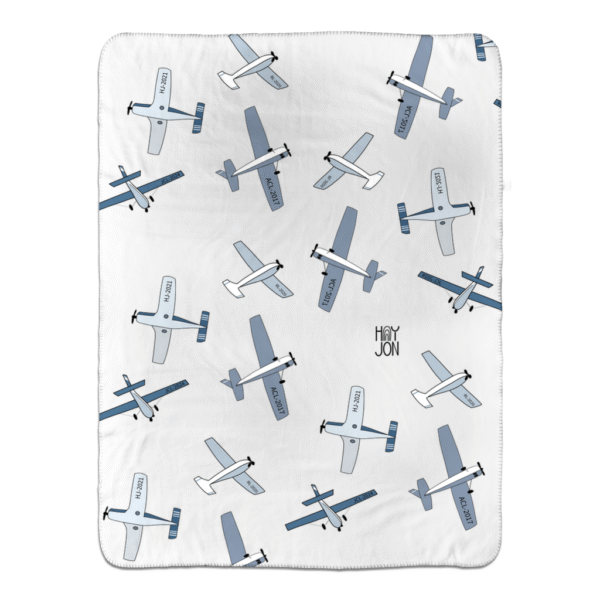 Fly High Fleece Sherpa Blankets - Image 10