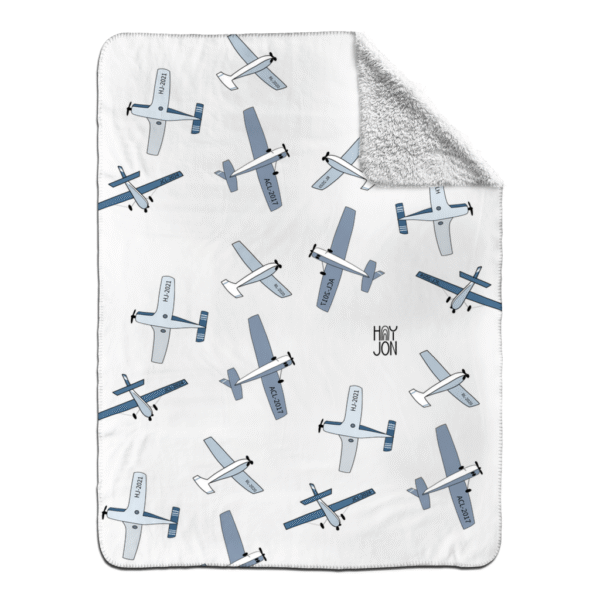Fly High Fleece Sherpa Blankets - Image 11