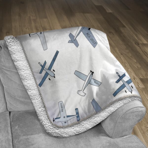 Fly High Fleece Sherpa Blankets - Image 6