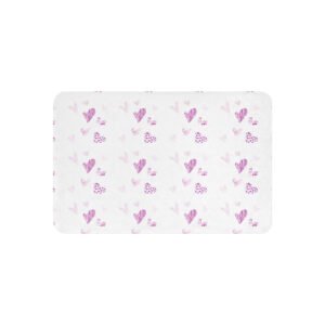 Hearts Sherpa blanket